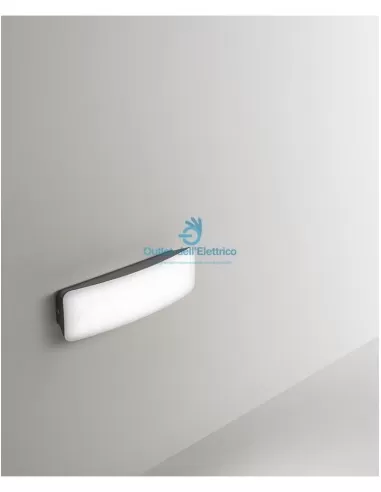 Gea luce GES150 Anthrazitfarbenes Aluminium-Stufenlicht 7 W LED